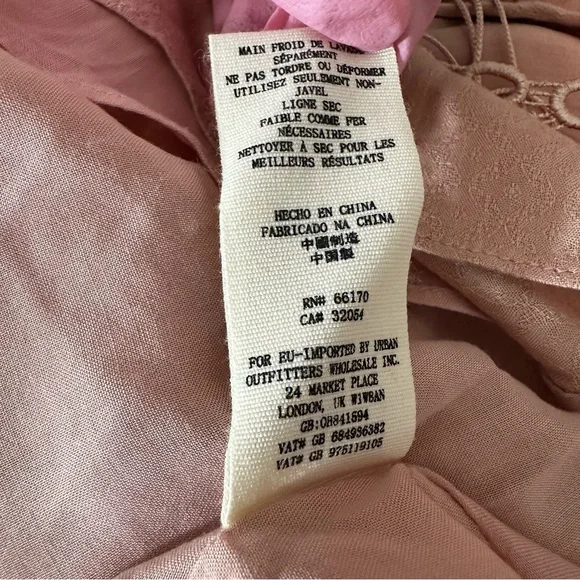 Free People Divine Mini Dress in Rose Whimsical Fairy   Women’s Dress Size 4 - Picture 12 of 12